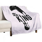 Elvis Elvis The King Sustainable Throw Blanket