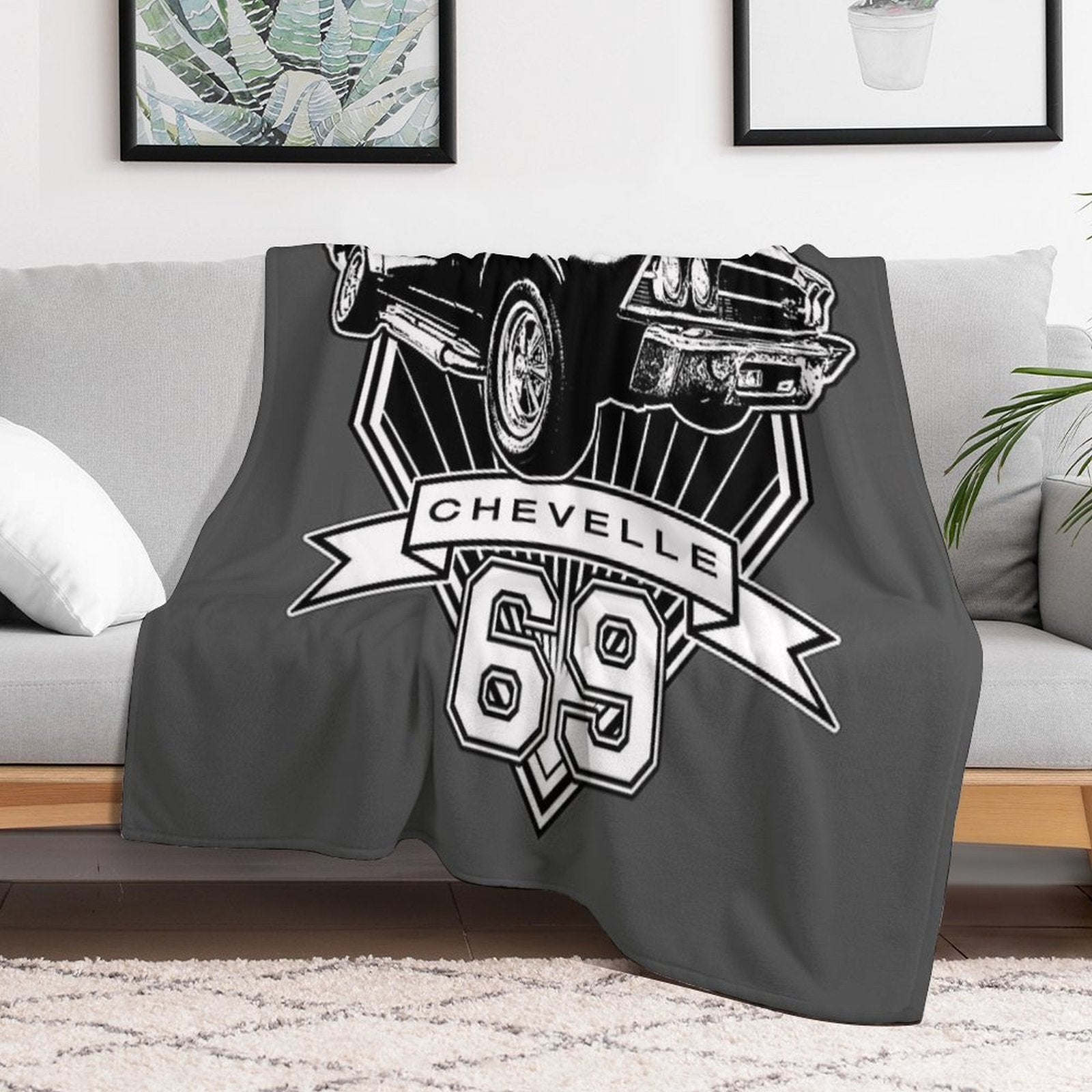 69 Chevelle All-season Throw Blanket