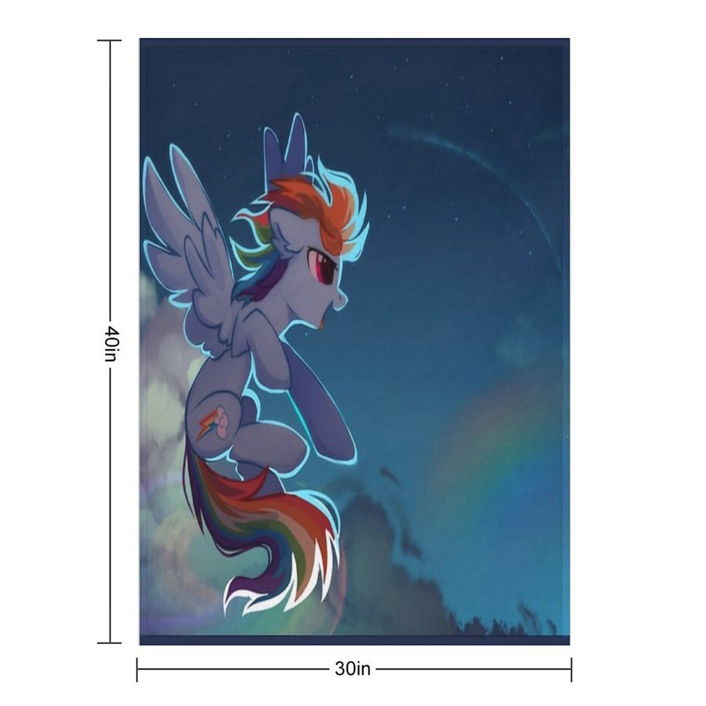 Rainbow Dash Comfort Throw Blanket