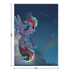 Rainbow Dash Comfort Throw Blanket