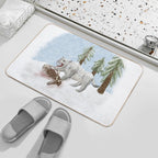 Saber-toothed Tiger  Repositionable Bath Mat