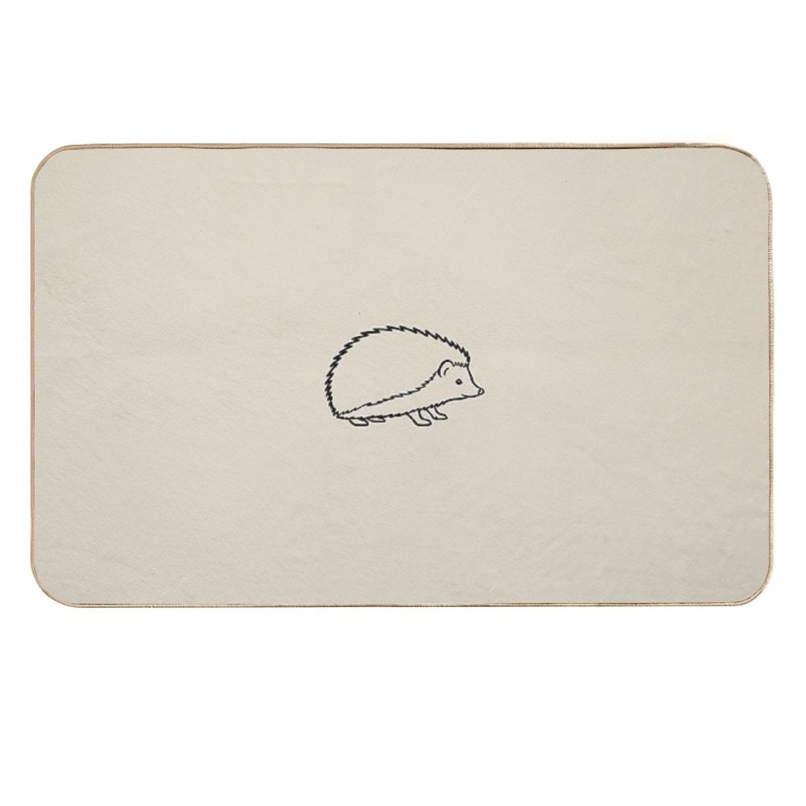 Softy Hedgehog  Easy Maintenance Bath Mat