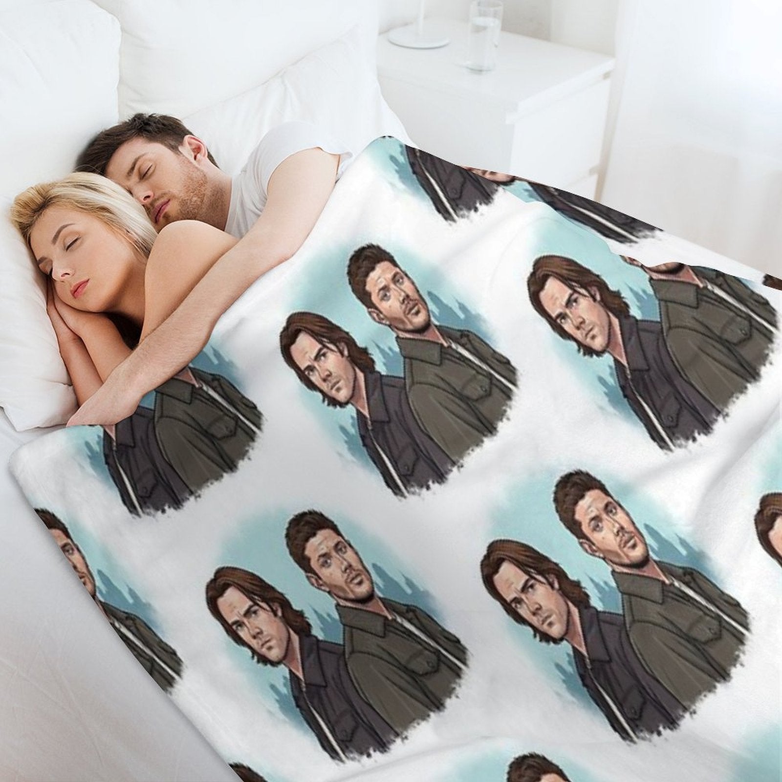 Supernatural - Brothers Compact Throw Blanket