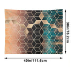 Ombre Dream Cubes Tapestry