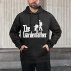Gardening The Gardenfather Funny Movie Pun Fathers Day Men Medium-Weight Fabric Hoodie