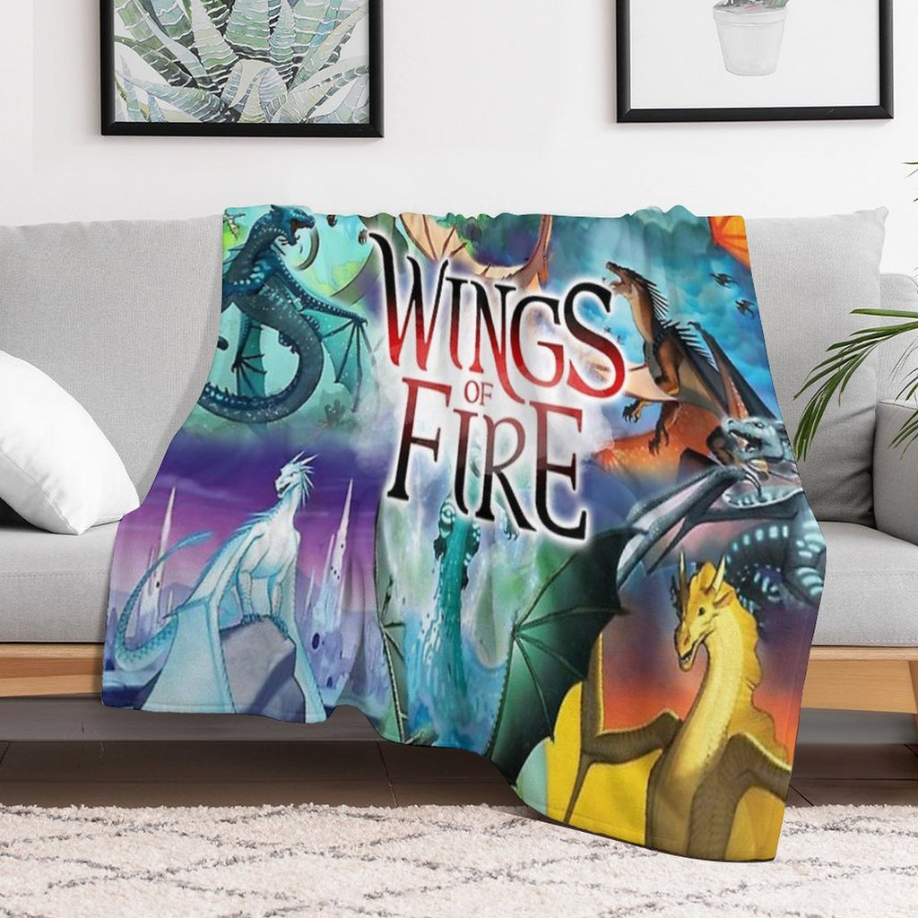 Wing of Fire All Dragon Compact Throw Blanket