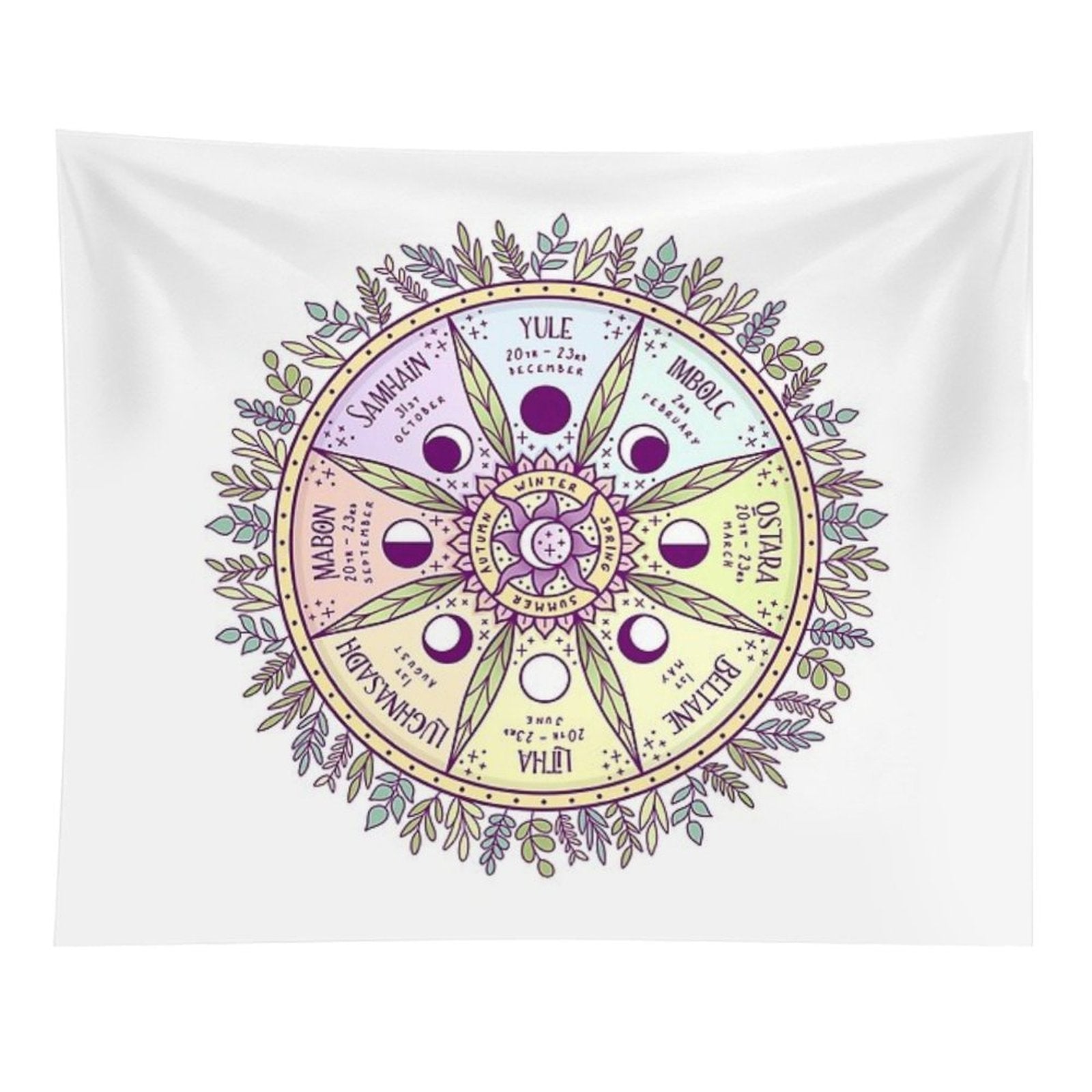 Wheel of The Year Tapestry