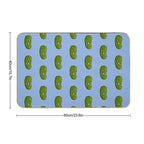 Kawaii Pickle  Easy Maintenance Bath Mat