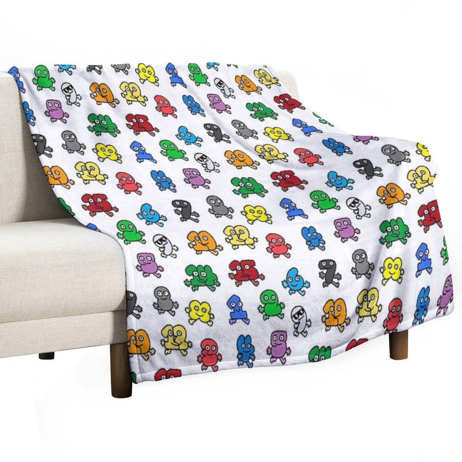 All Algebralien Pack BFDI Anti-pilling Throw Blanket