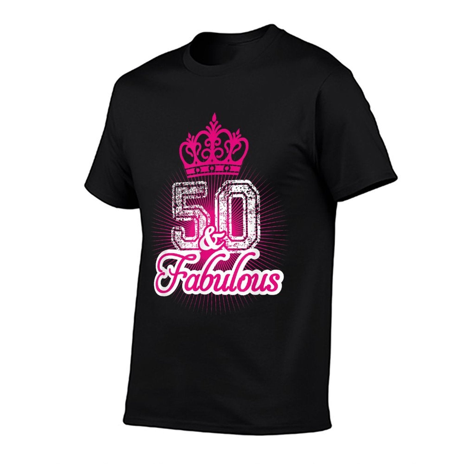 50 Yrs Old 50th Birthday Queen  Princess Crown Lady  Eco-friendly Material T-Shirt