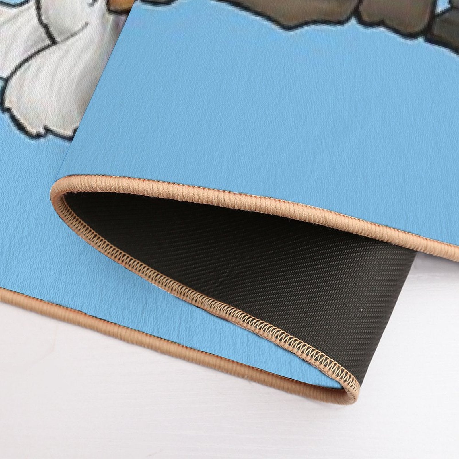 Labyrinth Journey  Fade-Resistant Bath Mat