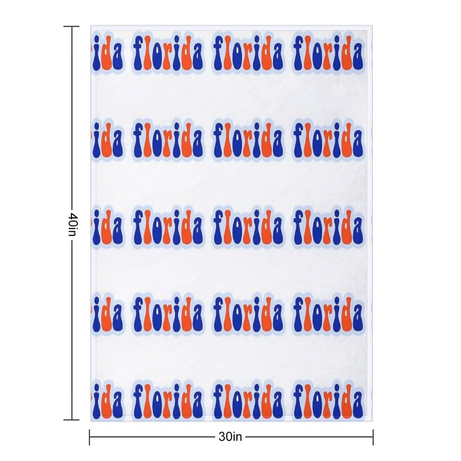 Florida Anti-pilling Throw Blanket