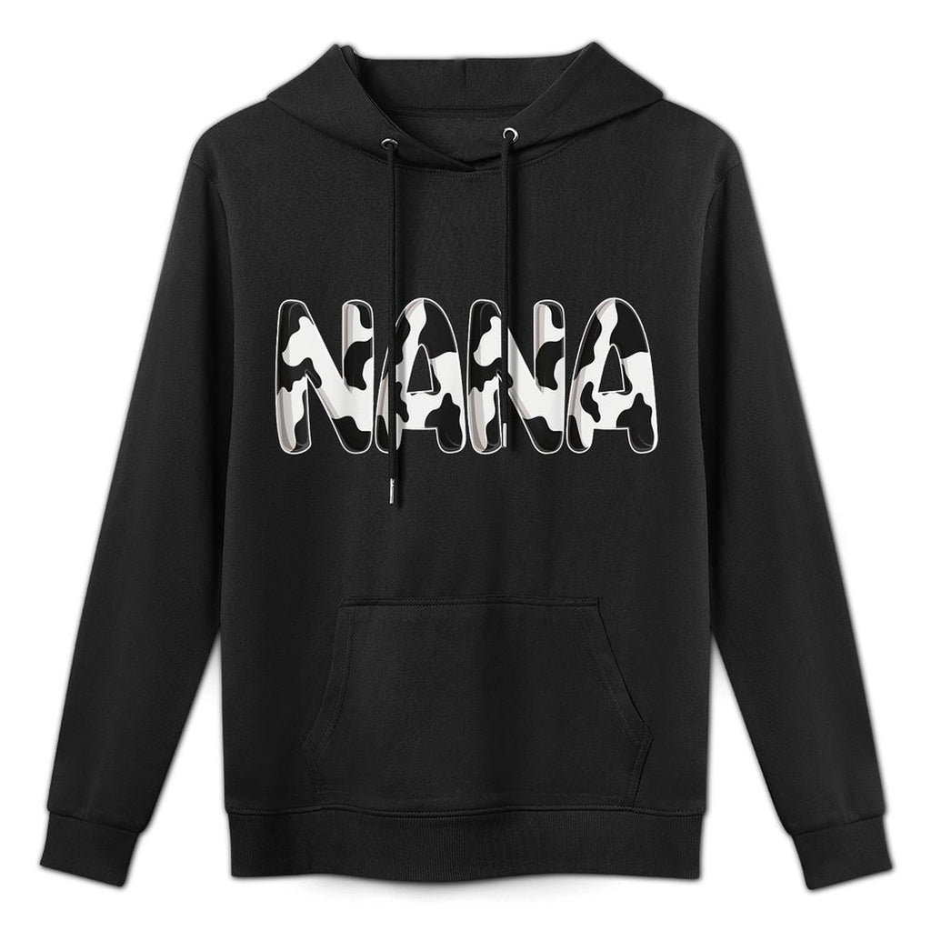 Cow Nana Birthday Family Matching Mothers Day Boy Girl Farm Moisture-Wicking Hoodie