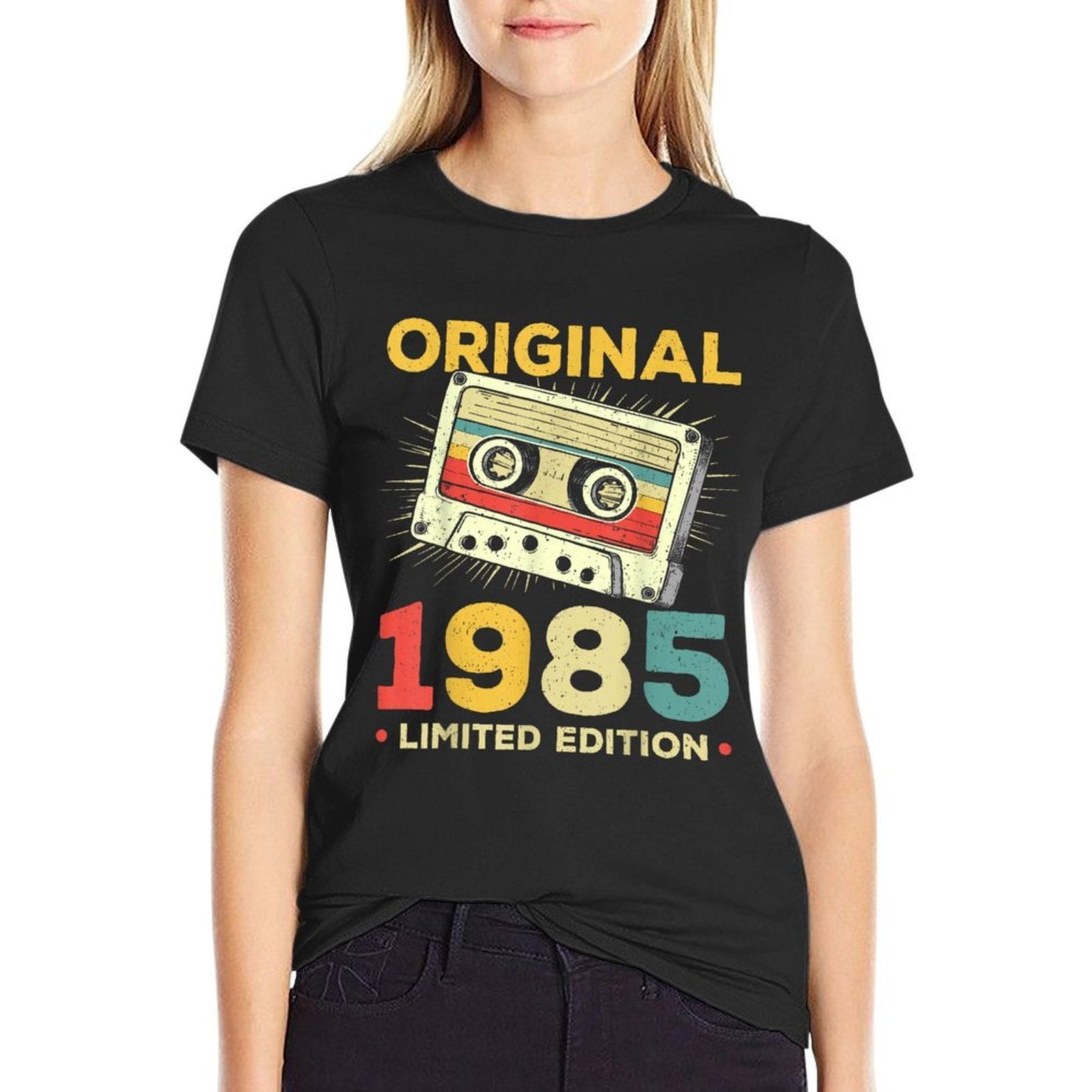40 Years Old Gifts Vintage Original 1985 Retro 40th Birthday  Relaxed-fit T-Shirt