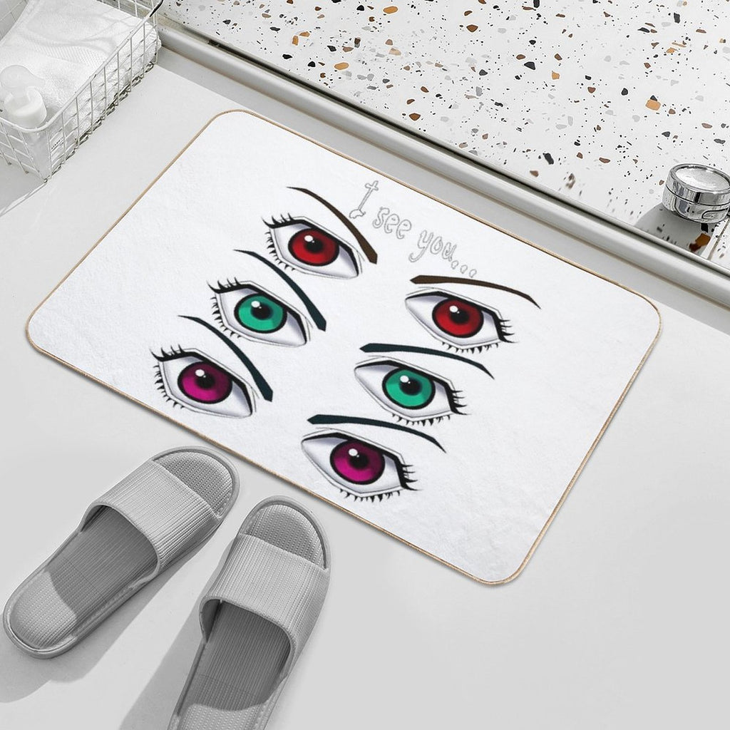 Eyes  Slip-Resistant Bath Mat