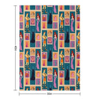 Hercules Inspired Minimalist Design Easy Care Throw Blanket