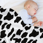 Cow Print Durable Throw Blanket