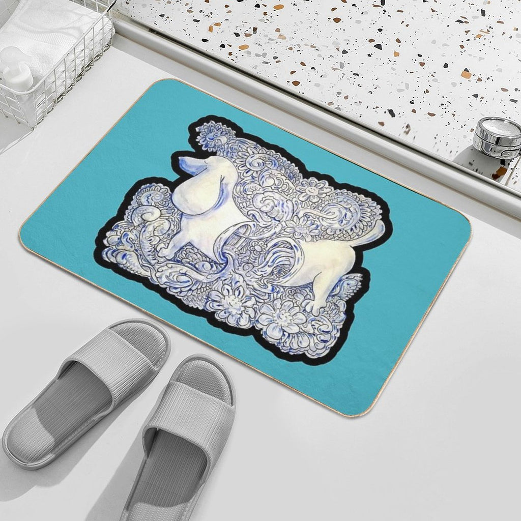 Mystic Weiner  Dirt-Trapping Bath Mat