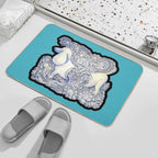 Mystic Weiner  Dirt-Trapping Bath Mat