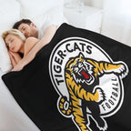 Hamilton Tiger Cats Cfl Logo Wrinkle-free Throw Blanket