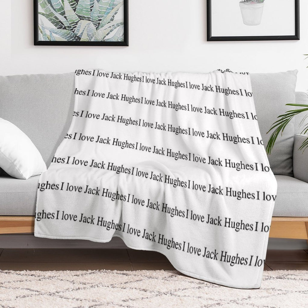 I Love Jack Hughes Multi-functional Throw Blanket