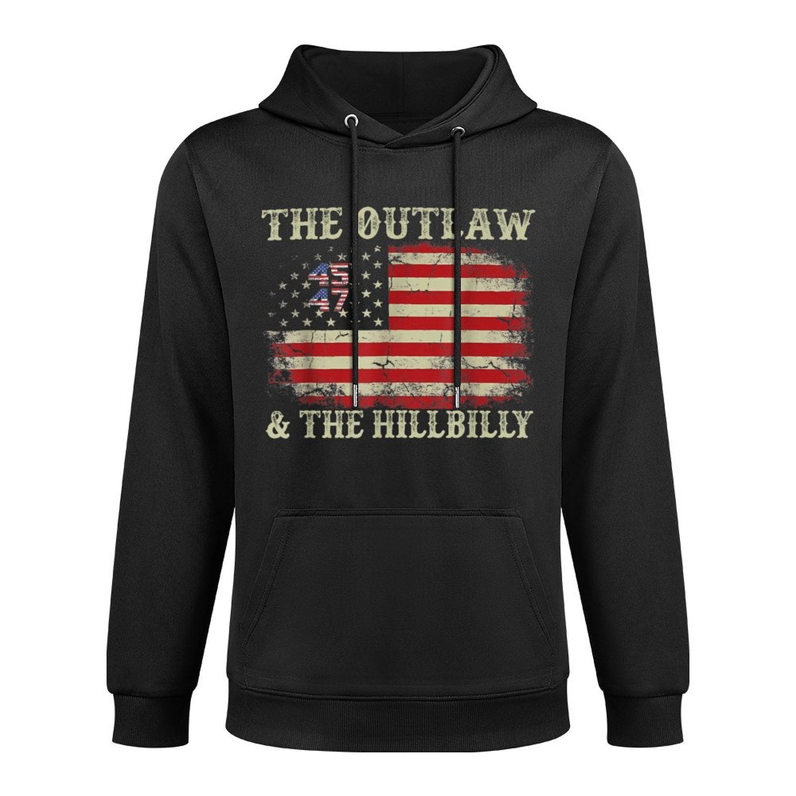 Trump Vance 2024 Donald Trump J.D. Vance Outlaw & Hillbilly All-Day Comfort Hoodie