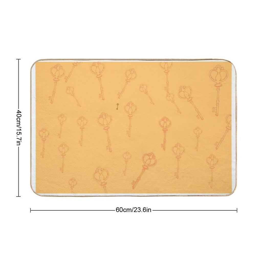Key  Dirt-Trapping Bath Mat