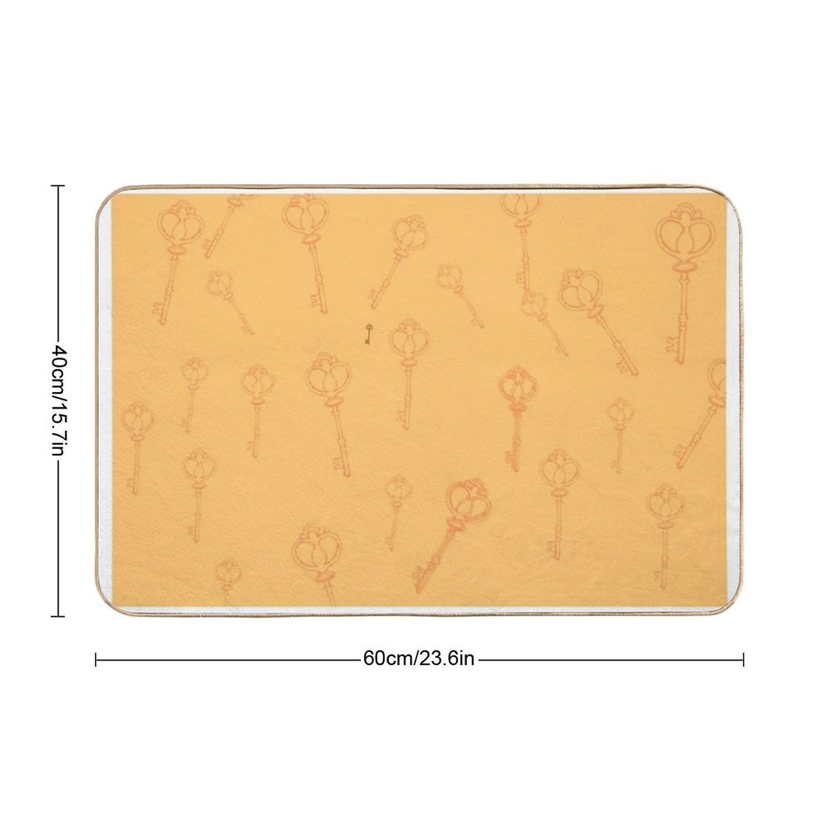 Key  Dirt-Trapping Bath Mat