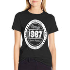 1987 30th Birthday, Thirtieth, Thirty  Slim-fit Cut T-Shirt