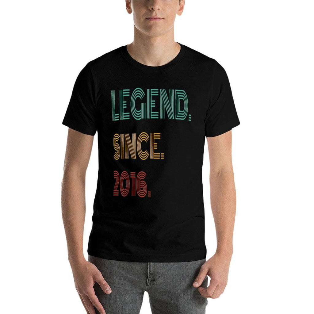 9 Years Old Legend Since 2016 9th Birthday  Slim-fit Cut T-Shirt