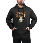 Retro Trick Or OT Cute Ghost Occupational Therapy Halloween Customizable Surface Hoodie