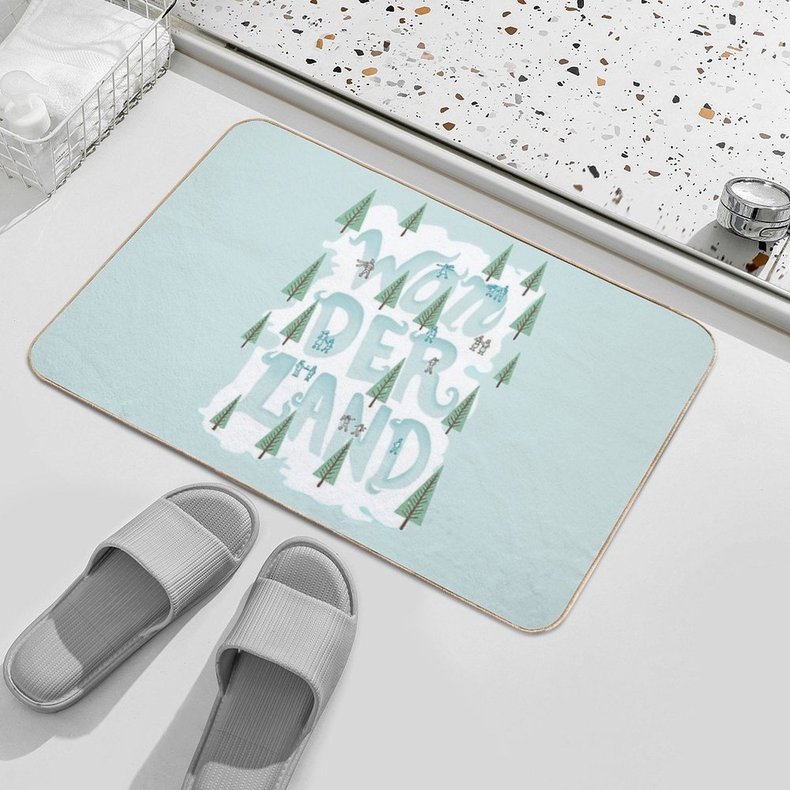 Wonderland  Easy To Clean Bath Mat