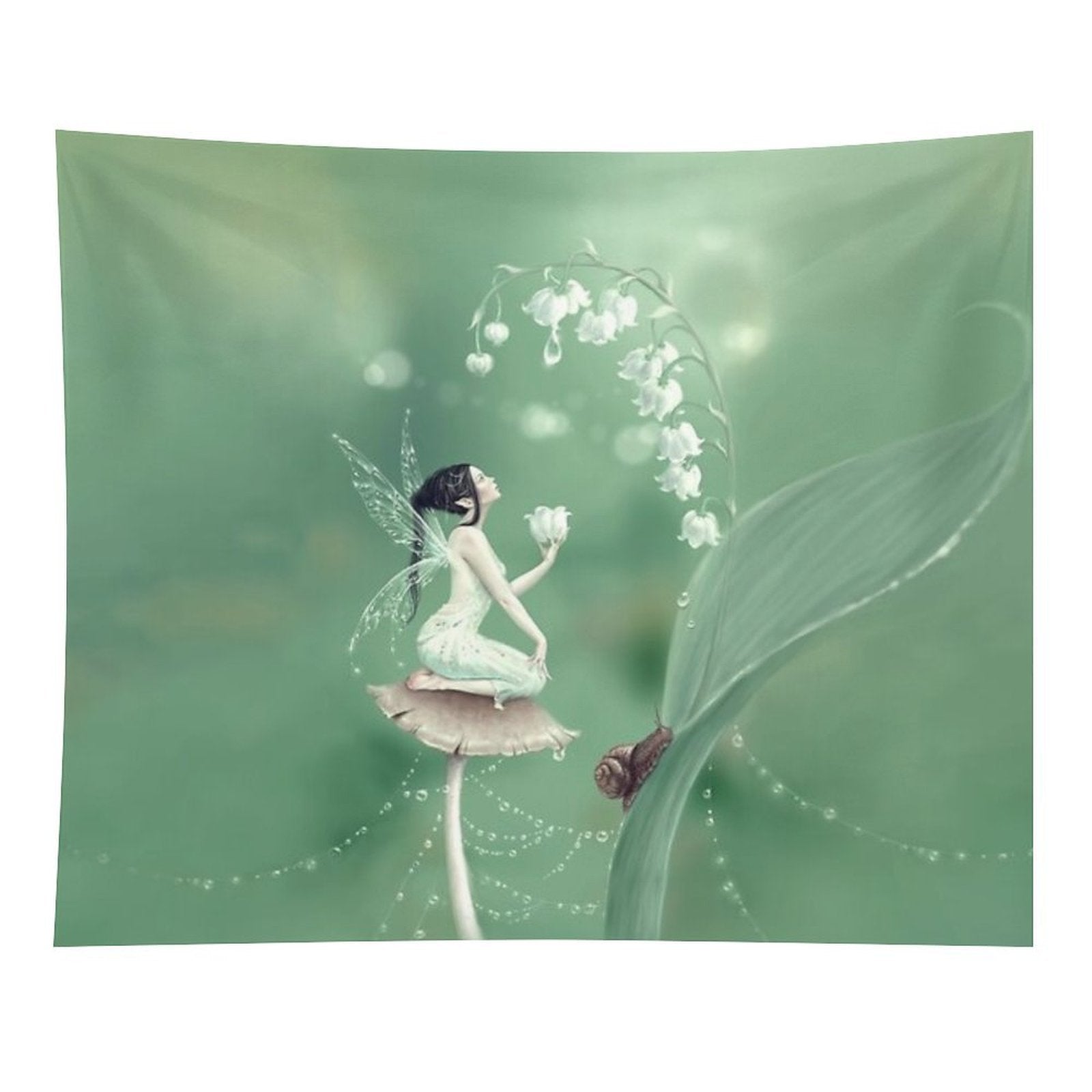 Lily of The Valley Flower Fairy Tapestry