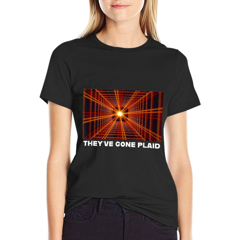 Theyve Gone Plaid Space Ball Funny 80s Mens And Womens  Trendy Pattern T-Shirt