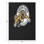 Hamilton Tiger Cats Cfl Logo Wrinkle-free Throw Blanket