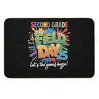 Let The Games Begin 2nd Second Grade Field Day Teacher Kid  Rapid-Drying Bath Mat