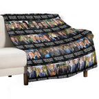 22 Seasons in Midsomer - Pattern Travel-friendly Throw Blanket
