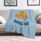 I Wanna Cuttle You Easy Care Throw Blanket
