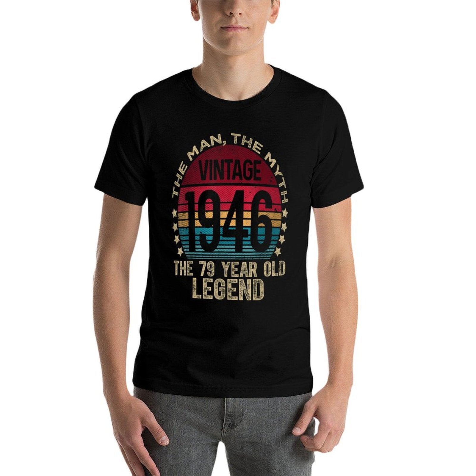 79 Year Old Gifts Vintage 1946 Limited Edition 79th Birthday  Summer-ready Fabric T-Shirt
