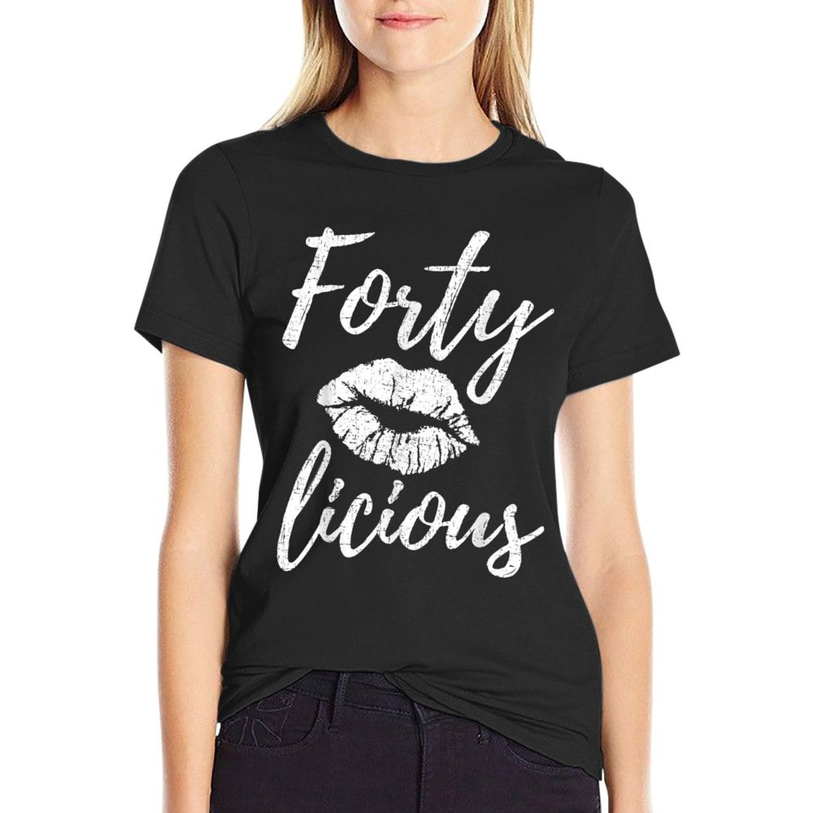 40th Birthday Fortylicious 40 Year Old Birthday  Breathable T-Shirt
