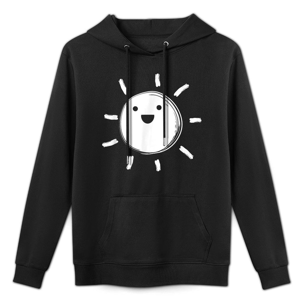 Smiling Sun Sunshine Happy Smile Kids Teachers Casual Wear Hoodie