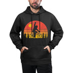 Bigfoot Mountain Bike Funny MTB Biking Cycling Sasquatch Men Durable Construction Hoodie