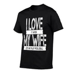 I Love It When My Wife Lets Me Play Pickleball  Heathered Texture T-Shirt