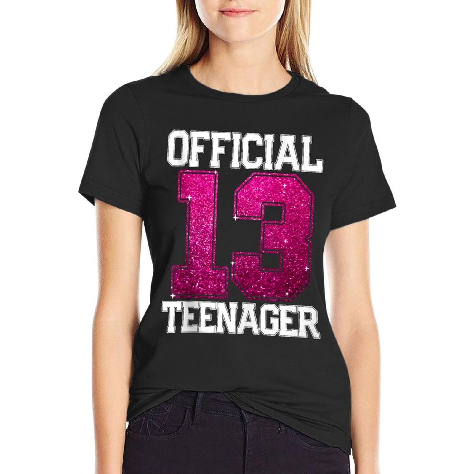 13th Birthday OFFICIAL TEENAGER 2012 13 Years Old  Trendy Pattern T-Shirt