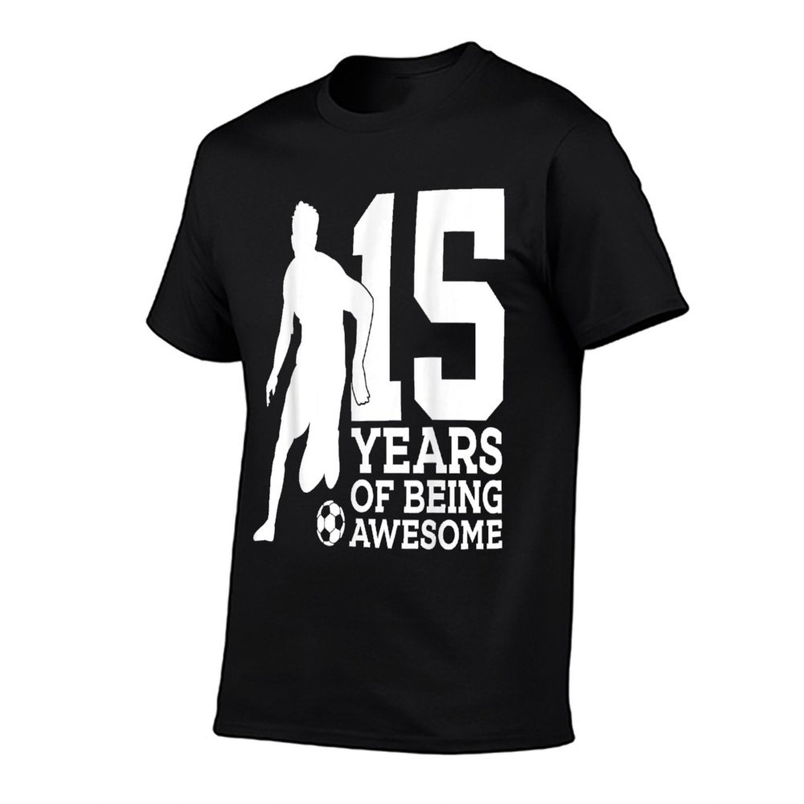 15 YEARS OF BEING AWESOME SOCCER 15TH BIRTHDAY  Relaxed-fit T-Shirt