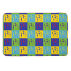 Olympic Sports Series Classic Colored Art Gymnastics  Versatile Bath Mat