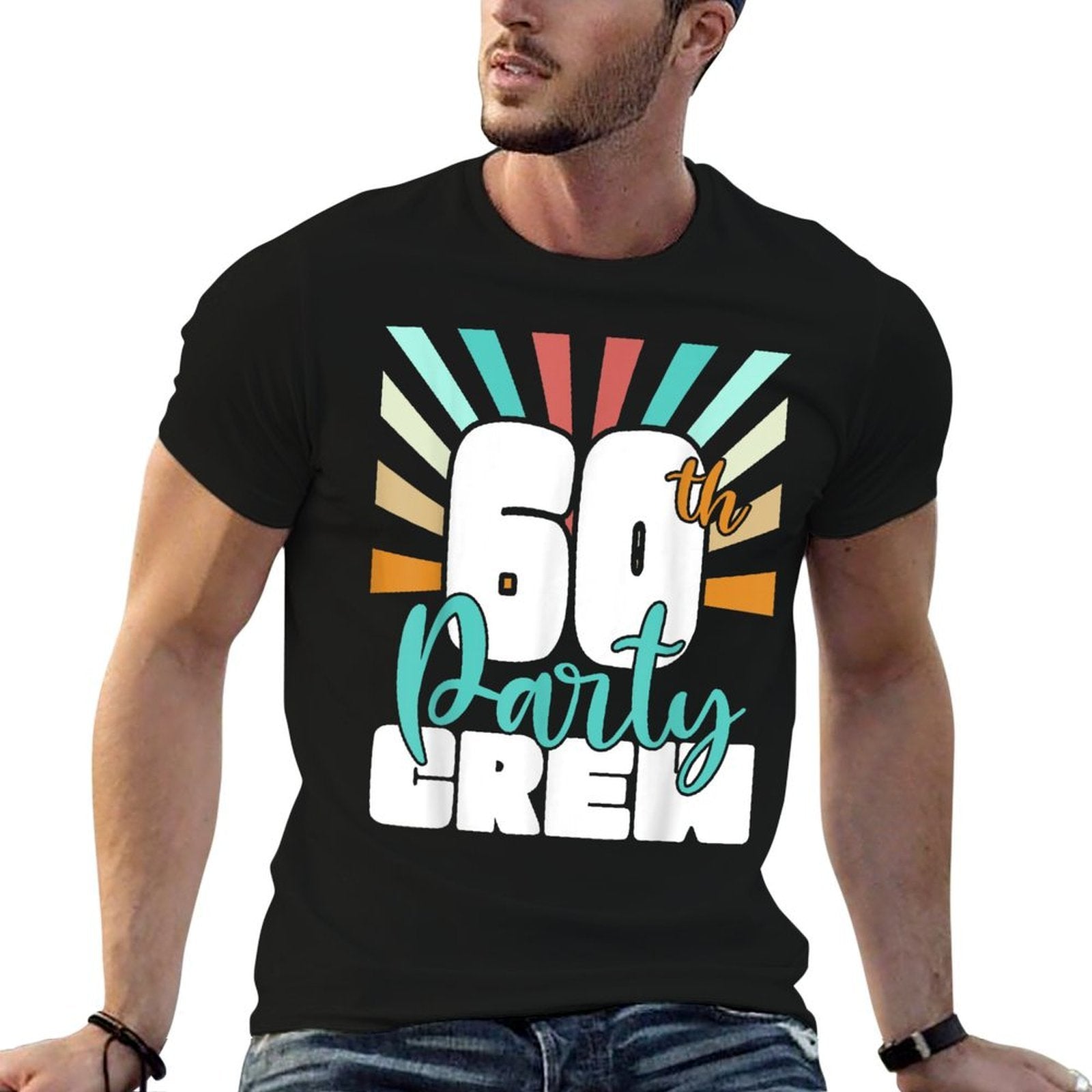 60th Party Crew Birthday Squad Funny 60 Year Old Birthday  Classic T-Shirt