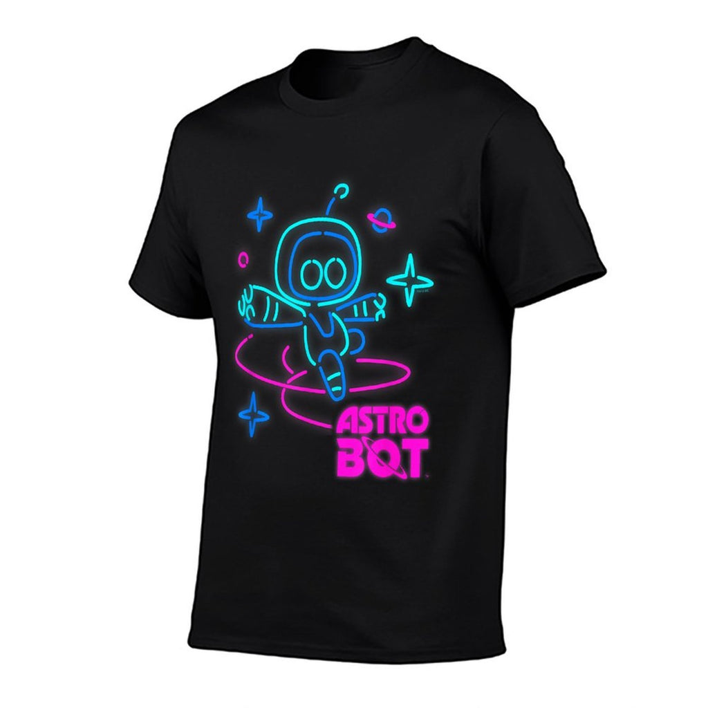 Astro Bot Rescue Mission Neon Lights PlayStation  Moisture-wicking T-Shirt