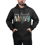 Nanny Gifts Women One Loved Nanny Mother&#39;s Day Layering Staple Hoodie