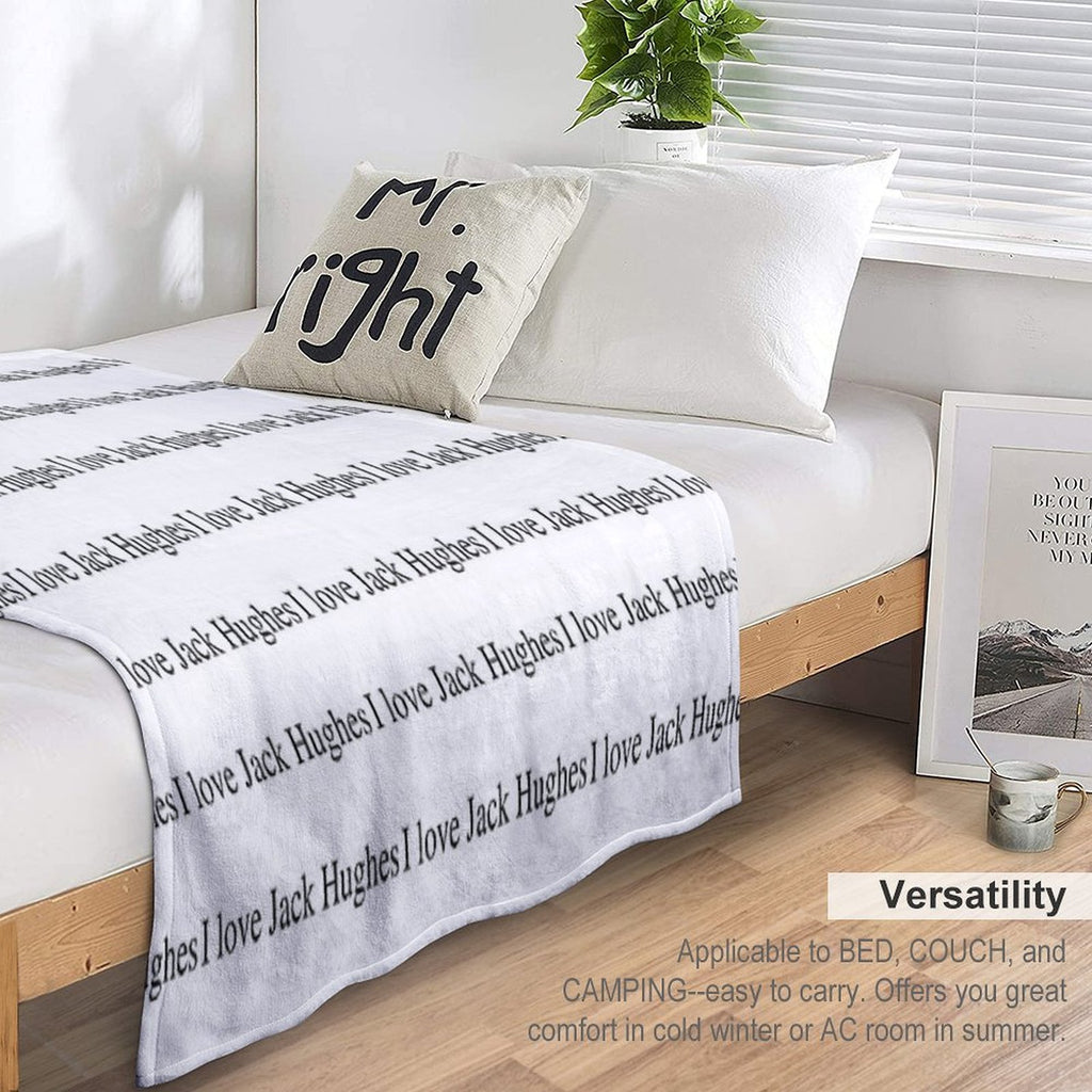 I Love Jack Hughes Multi-functional Throw Blanket